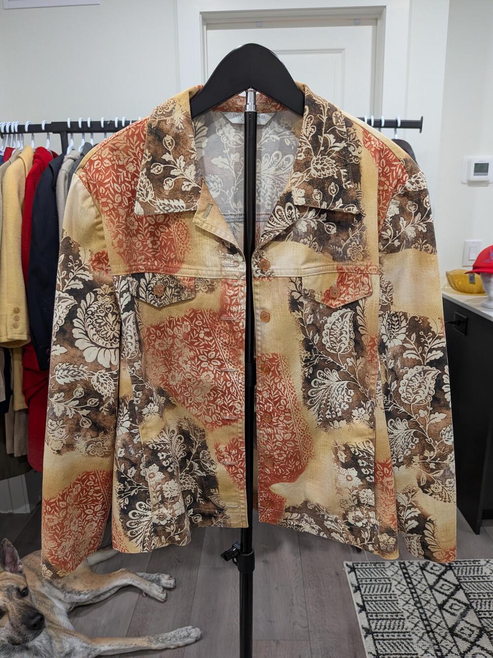 Vintage 90s Style Patchwork Floral Jacket – Conrad Women's Size 14